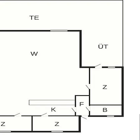 Tatil Evi 6 Person In Vaeggerlose *